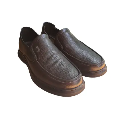Giày tây nam xỏ chân Hải Nancy da bò cao cấp 3J217D
