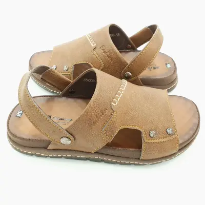 Sandal nam quai ngang Hải Nancy da bò cao cấp 5008V