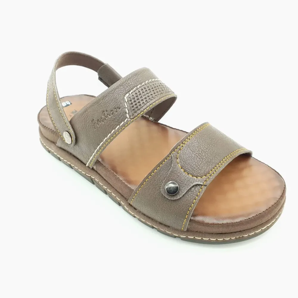 Sandal nam quai ngang Hải Nancy da bò cao cấp 5009N ảnh 4