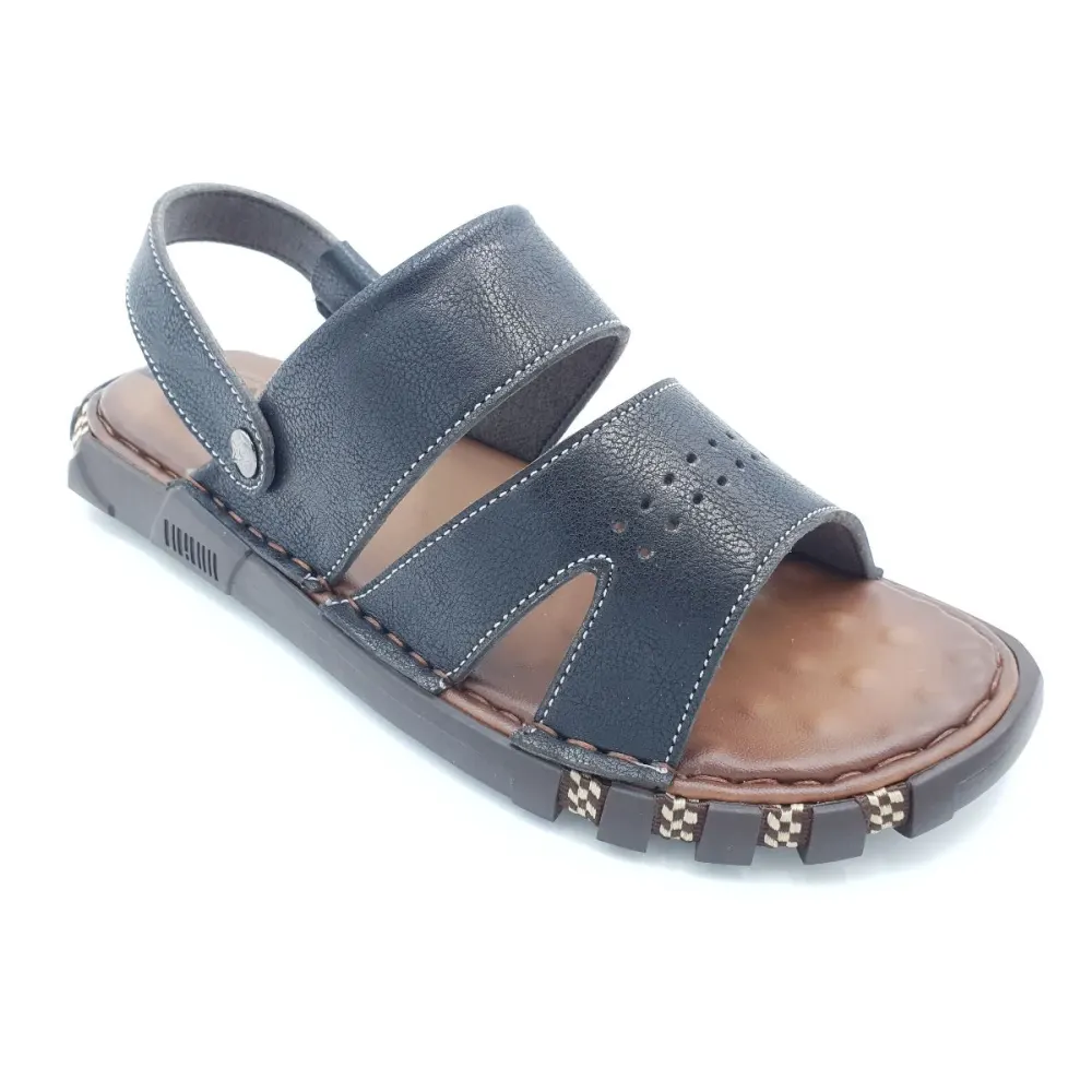 Sandal nam quai ngang Hải Nancy da bò cao cấp 5078D ảnh 4