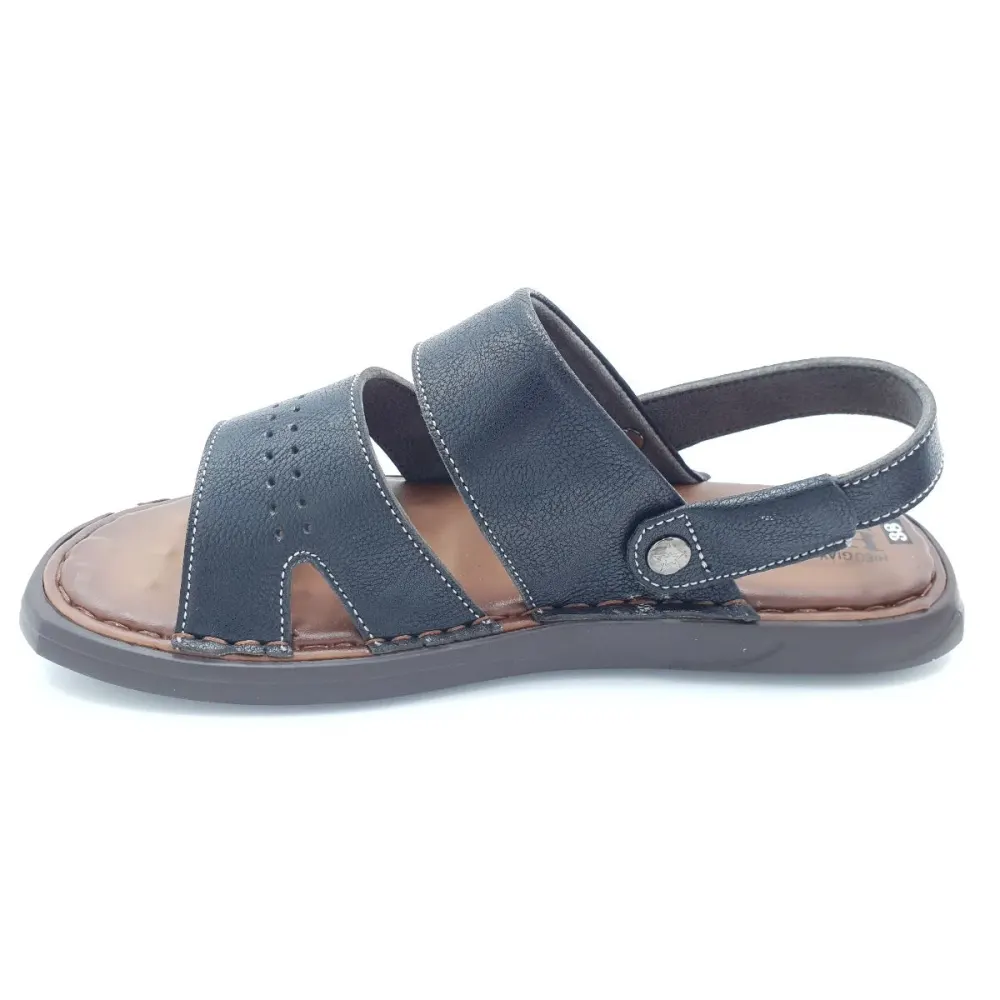 Sandal nam quai ngang Hải Nancy da bò cao cấp 5078D ảnh 6