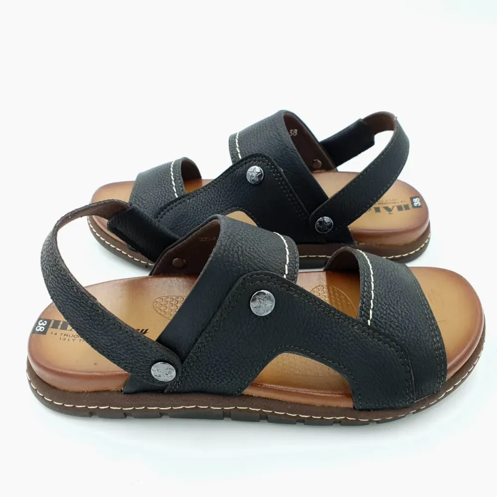 Sandal nam Hải Nancy da bò cao cấp 5418D ảnh 1