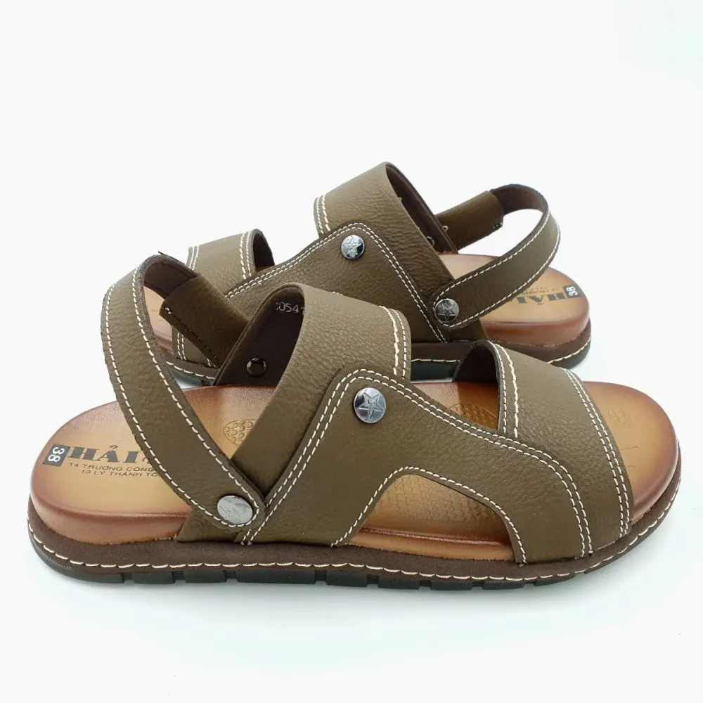 Sandal nam Hải Nancy da bò cao cấp 5418R ảnh 1