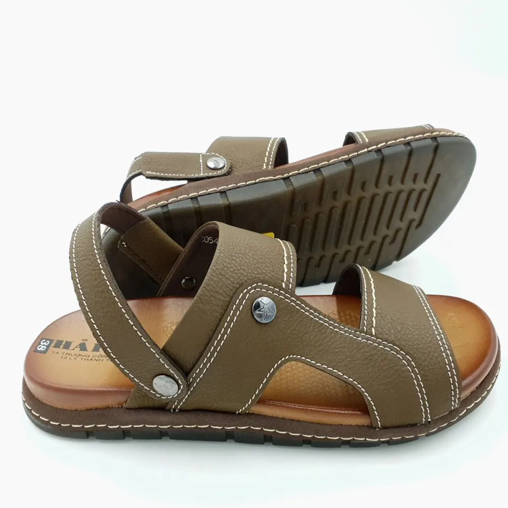 Sandal nam Hải Nancy da bò cao cấp 5418R ảnh 2