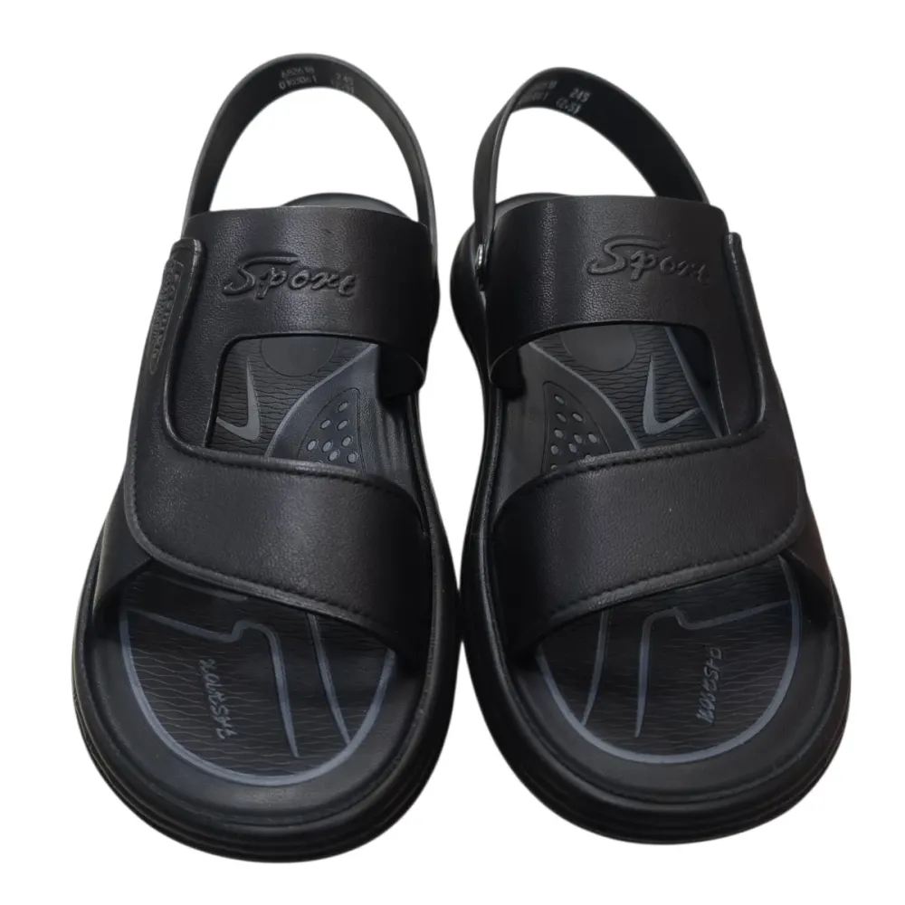 Sandal nam quai chéo Hải Nancy da bò cao cấp 682618D ảnh 2