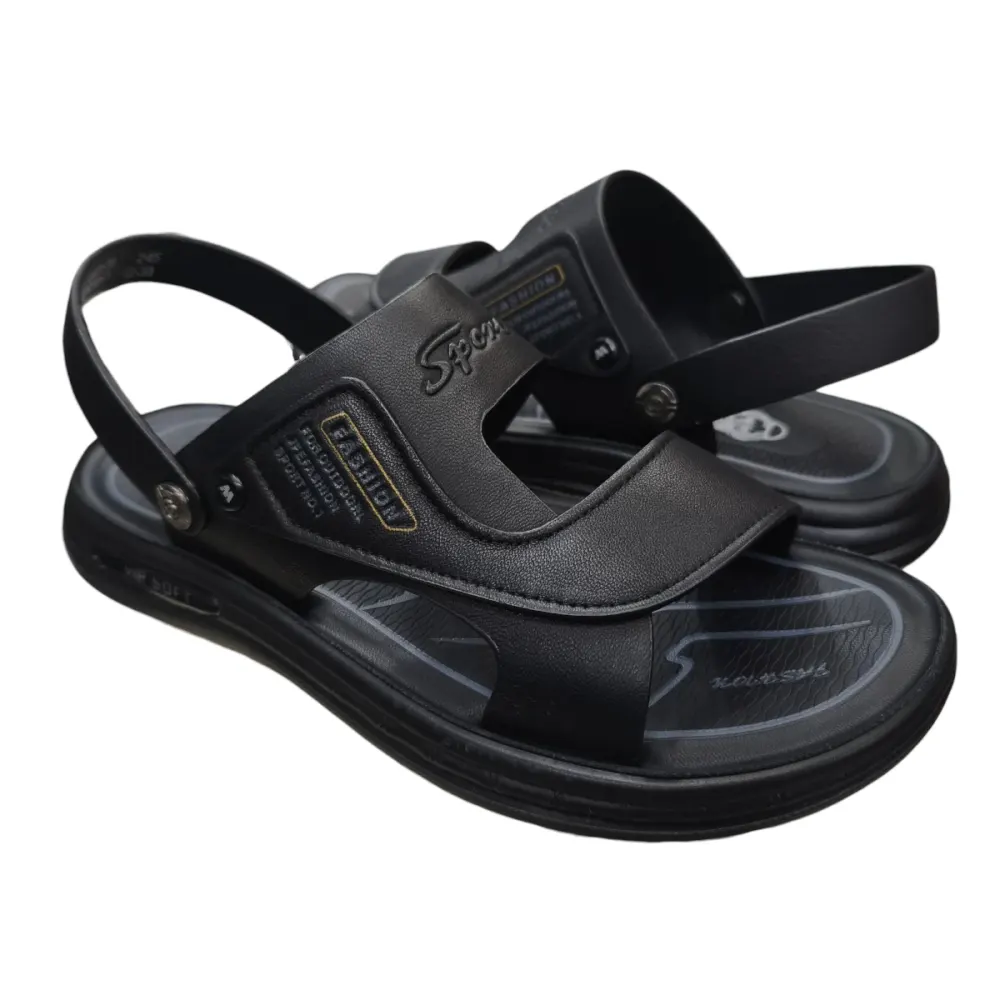 Sandal nam quai chéo Hải Nancy da bò cao cấp 682618D ảnh 6