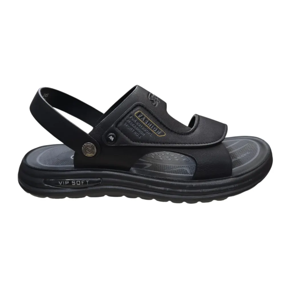 Sandal nam quai chéo Hải Nancy da bò cao cấp 682618D ảnh 9