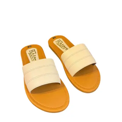 Dép nữ quai ngang Hải Nancy da bò cao cấp DH517T