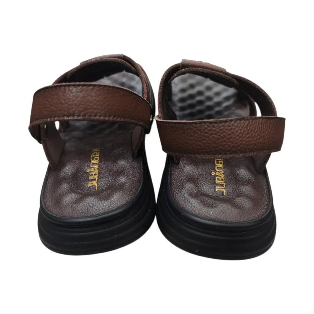 Sandal nam quai chéo Hải Nancy da bò cao cấp F26118N ảnh 3