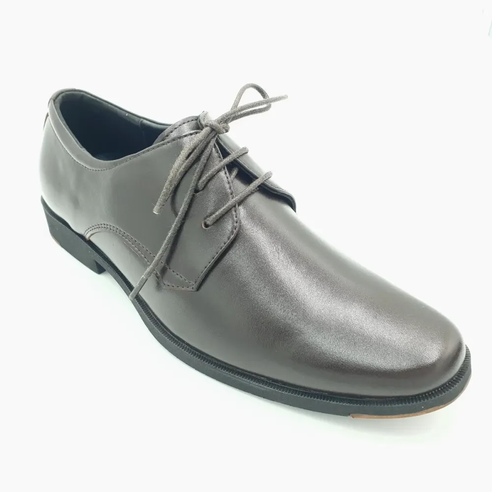 Giày tây nam cột dây Hải Nancy da bò trơn HT0977N ảnh 4