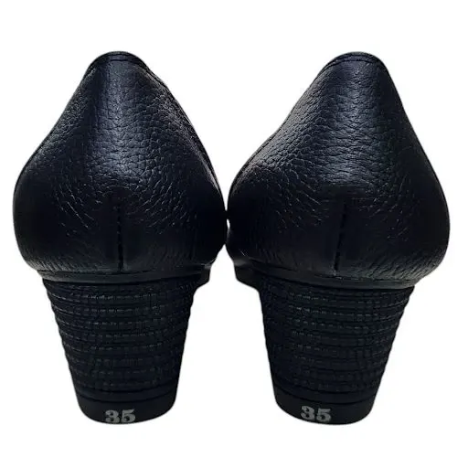 Giày nữ đế xuồng Hải Nancy da bò cao cấp HU3900D ảnh 5
