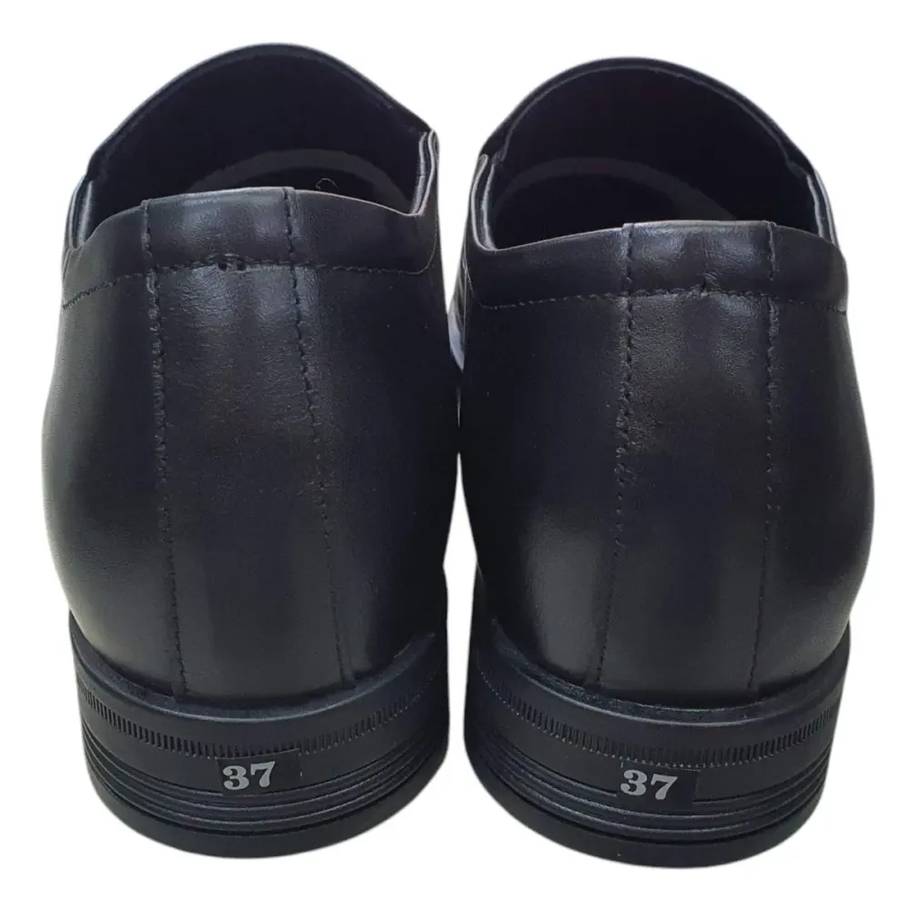 Giày tây nam tăng chiều cao xỏ chân Hải Nancy da bò cao cấp MT6444D ảnh 5