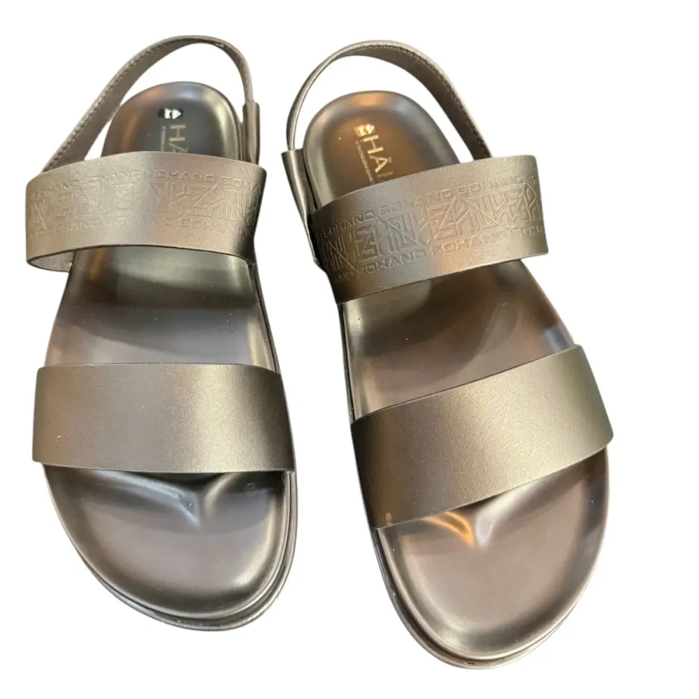 Sandal nam quai ngang Hải Nancy da bò cao cấp SD007D ảnh 8
