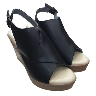 Sandal nữ đế xuồng Hải Nancy da bò cao cấp SH505D