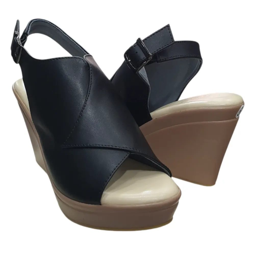 Sandal nữ đế xuồng Hải Nancy da bò cao cấp SH505D ảnh 3