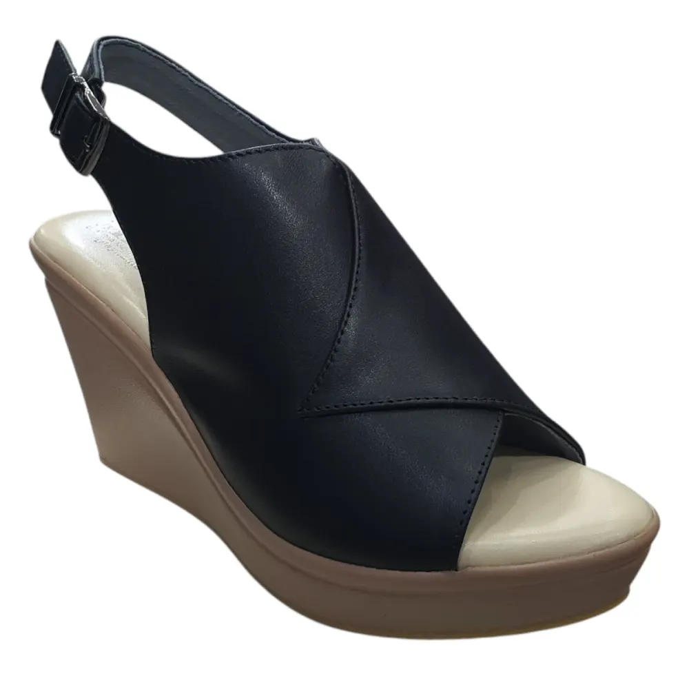 Sandal nữ đế xuồng Hải Nancy da bò cao cấp SH505D ảnh 4