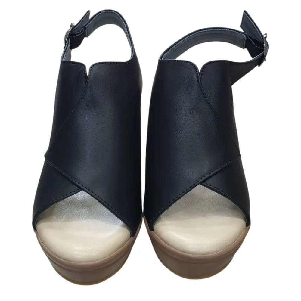 Sandal nữ đế xuồng Hải Nancy da bò cao cấp SH505D ảnh 8