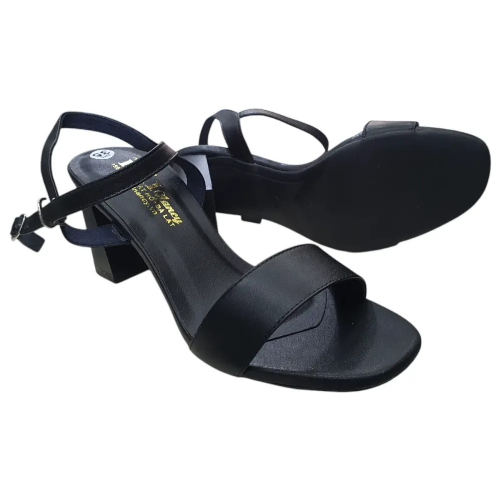 Sandal nữ quai ngang Hải Nancy da bò cao cấp SH506D ảnh 2