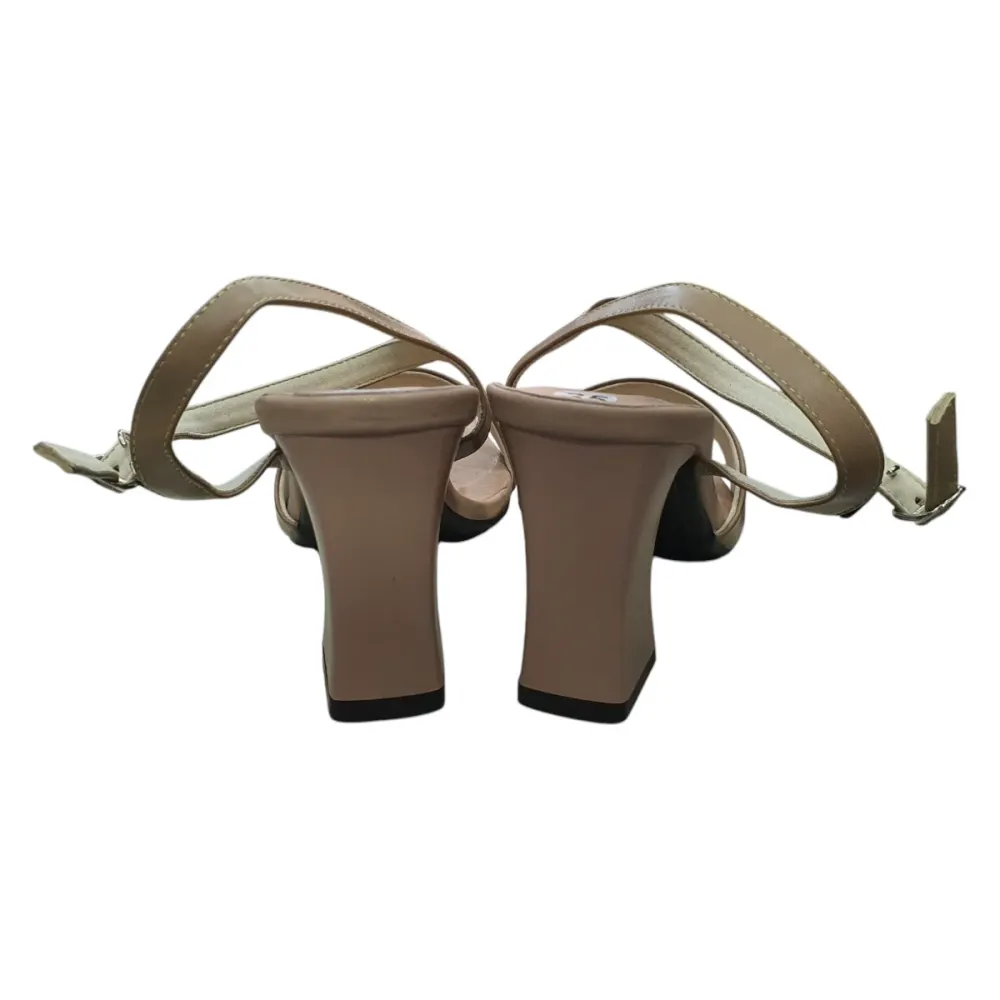 Sandal nữ quai ngang Hải Nancy da bò cao cấp SH507K ảnh 5