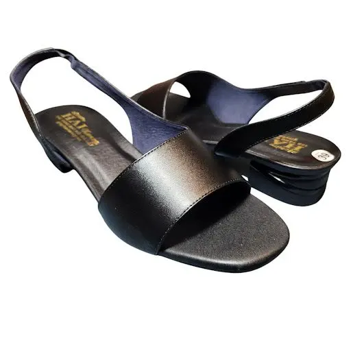 Sandal nữ quai ngang Hải Nancy da bò cao cấp SH509D ảnh 2