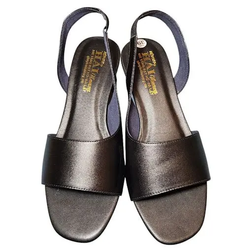 Sandal nữ quai ngang Hải Nancy da bò cao cấp SH509D ảnh 3