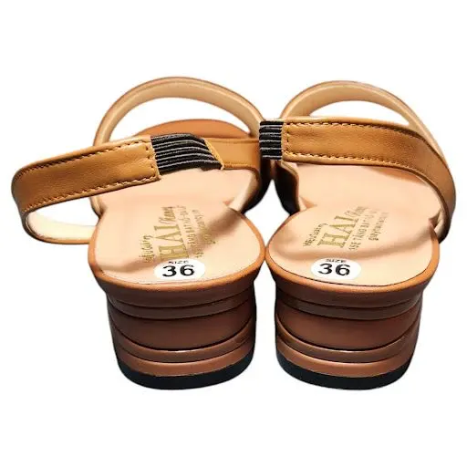 Sandal nữ quai ngang Hải Nancy da bò cao cấp SH509V ảnh 4