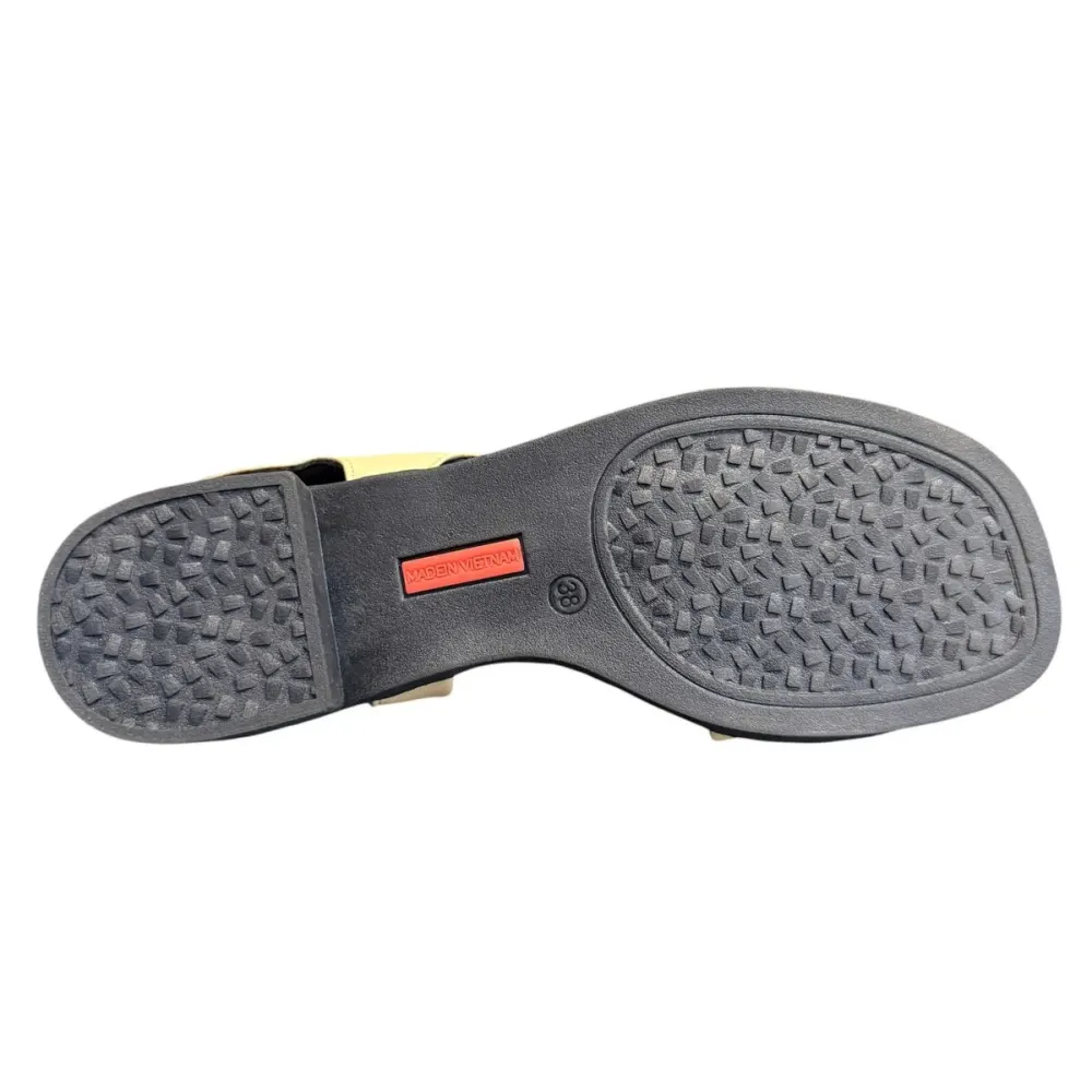Sandal nữ quai chéo Hải Nancy da bò trơn SH621K ảnh 8