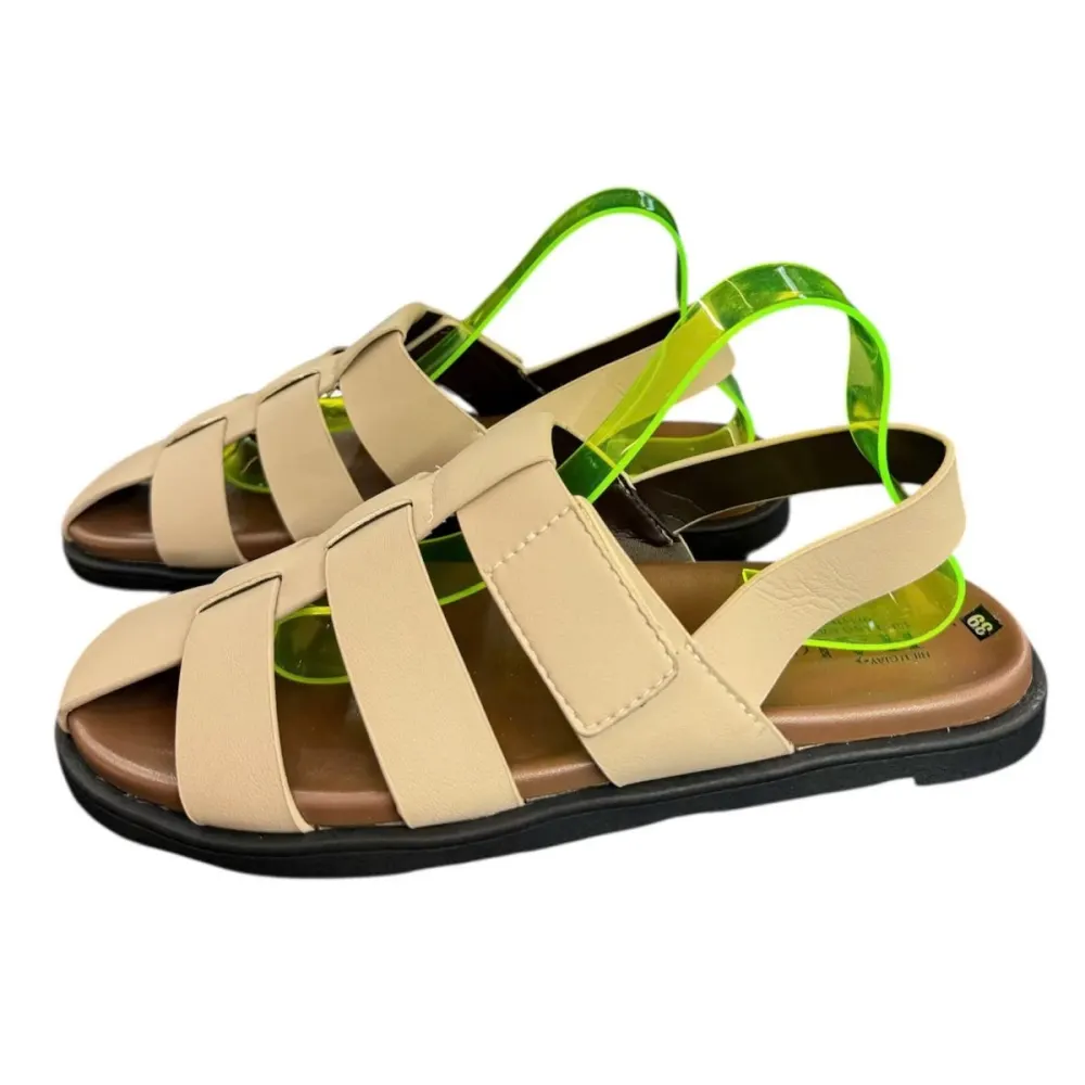Sandal nam quai chéo Hải Nancy da bò cao cấp SR005K ảnh 8