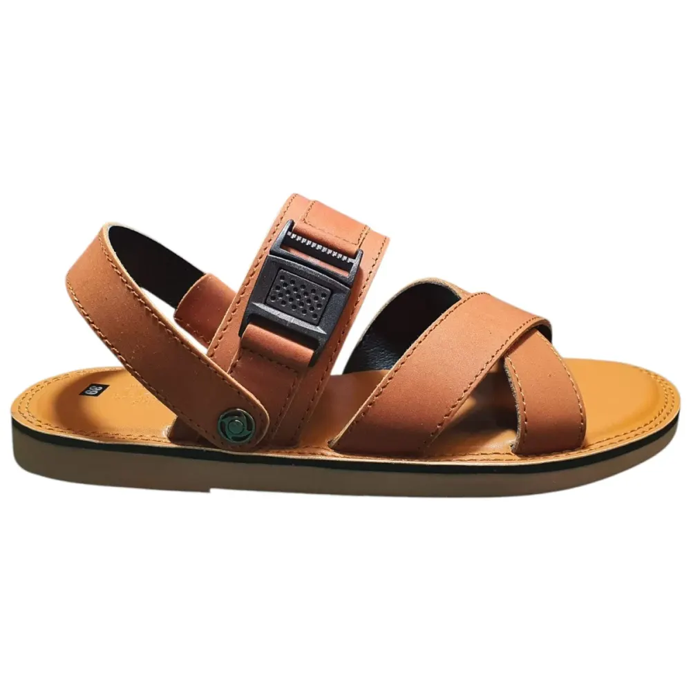Sandal nam quai chéo Hải Nancy da bò cao cấp SV003V ảnh 4