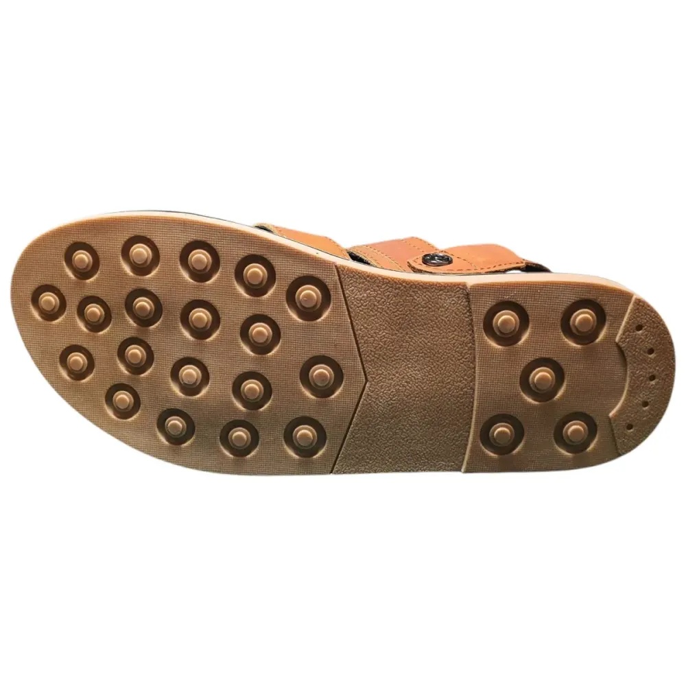 Sandal nam quai chéo Hải Nancy da bò cao cấp SV003V ảnh 6